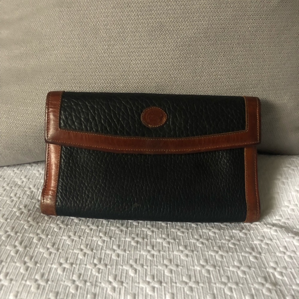 Dooney & Bourke Vintage Black Leather Wallet